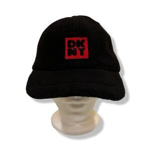 Vintage 90s DKNY Fleece Adjustable Hat